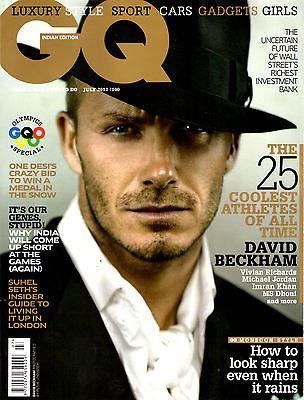 GQ Magazine India July 2012 Brooklyn Decker DAVID BECKHAM Sam Webb CHRIS DOE