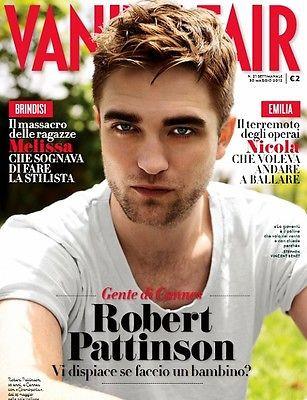 VANITY FAIR Italia magazine 2012 ROBERT PATTINSON Twilight SLASH Kate Walsh