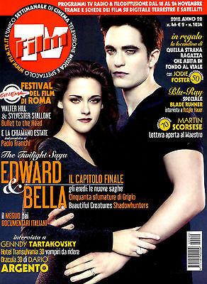 ROBERT PATTINSON Kristen Stewart TWILIGHT FILM TV Magazine November 2012