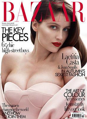 Harper's BAZAAR Magazine UK October 2012 LAETITIA CASTA Sara Blomqvist JOAN SMALLS