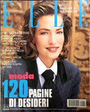 ELLE Italia Magazine 1992 TATJANA PATITZ Estelle Lefebure DANIELA PESTOVA Emma Sjoberg - magazinecult