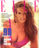 ELLE Magazine Italia July 1991 ELLE MACPHERSON Carre Otis CARMEN SCHWARZ