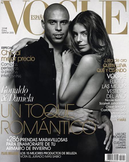 VOGUE Magazine Spain January 2005 RONALDO Xenia Markova DANIELLA CICCARELLI