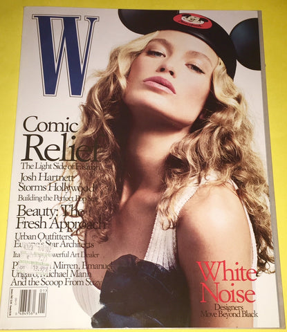 W Magazine January 2002 CAROLYN MURPHY Carmen Maria Hillestad JOSH HARTNETT