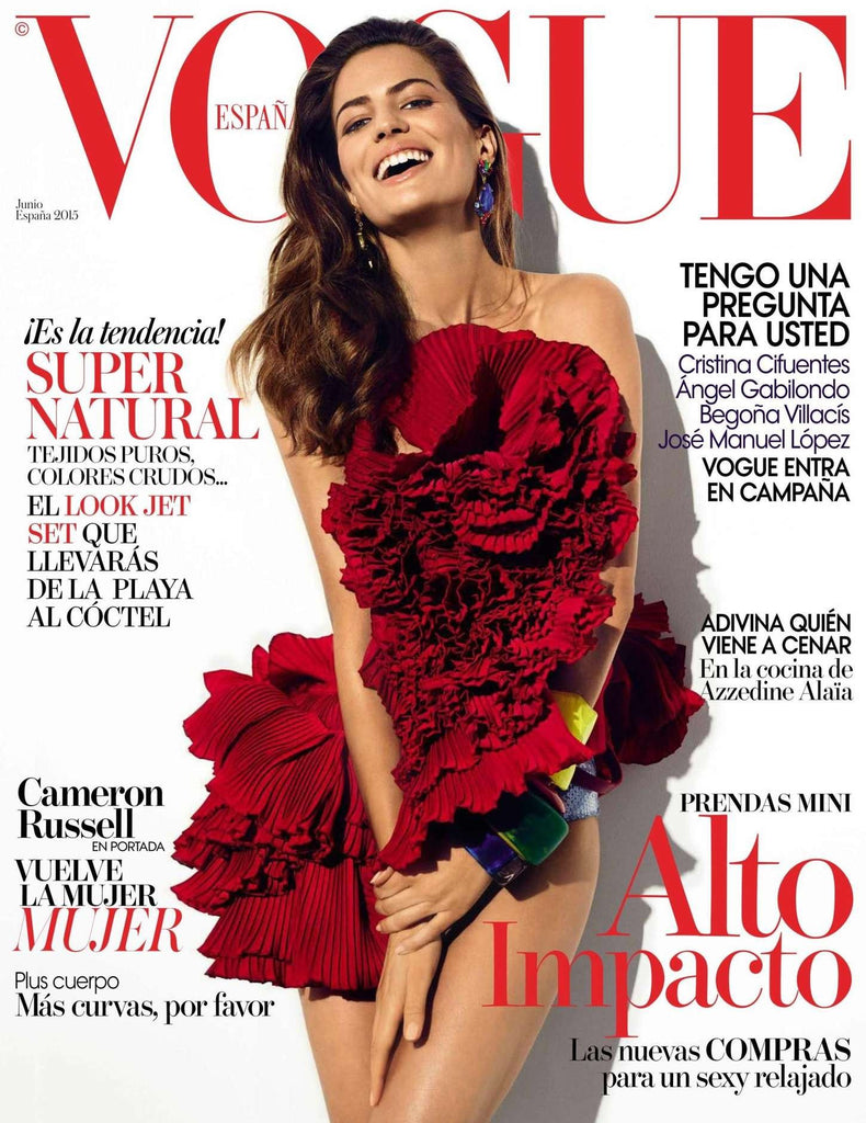 VOGUE Magazine Spain June 2015 CAMERON RUSSELL Delilah Parillo ANTONINA PETKOVIC