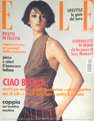 ELLE Magazine Italia December 2001 SHANNA TOGNARELLI Fernanda Tavares