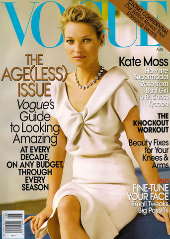 VOGUE Magazine US August 2008 KATE MOSS Amber Valletta Gisele Bundchen ZIYI ZHANG