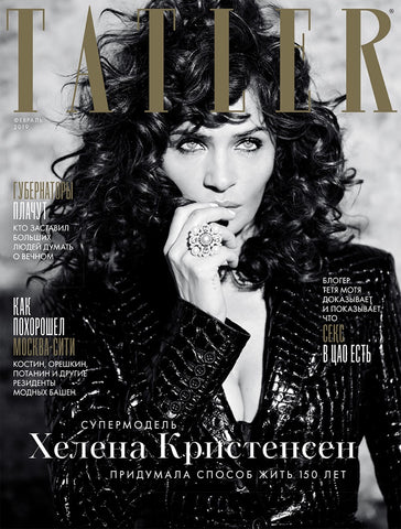 TATLER Russia Magazine February 2019 HELENA CHRISTENSEN by JAN WELTERS Sealed