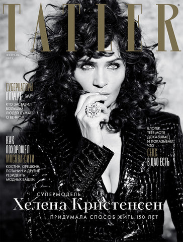 TATLER Russia Magazine February 2019 HELENA CHRISTENSEN by JAN WELTERS Sealed