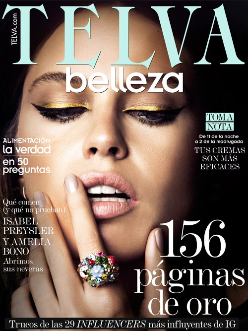 TELVA Belleza Magazine Spanish 2016 LAUREN AUERBACH Candice Swanepoel