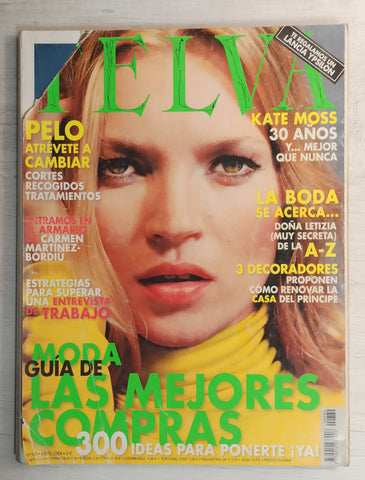 TELVA Magazine April 2004 KATE MOSS by ALFONSO OHNUR Zoe Gaze
