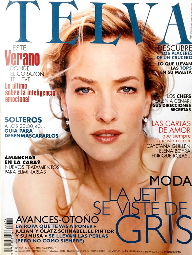 TELVA Magazine August 1998 TATJANA PATITZ by DAVIS FACTOR