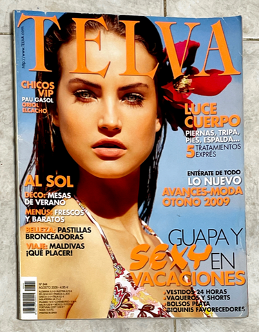 TELVA Magazine August 2009 MARIANA IDZKOWSKA by GONZALO MACHADO