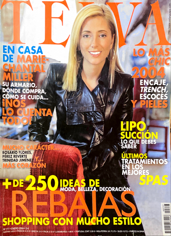 TELVA Magazine January 2004 MARIE CHANTAL MILLER by Jens Grundmann