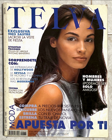 TELVA Magazine May 1995 INES SASTRE Jose Manuel Ferrater