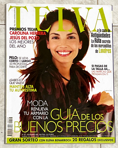 TELVA Magazine November 1999 EUGENIA SILVA by TONI TORRES