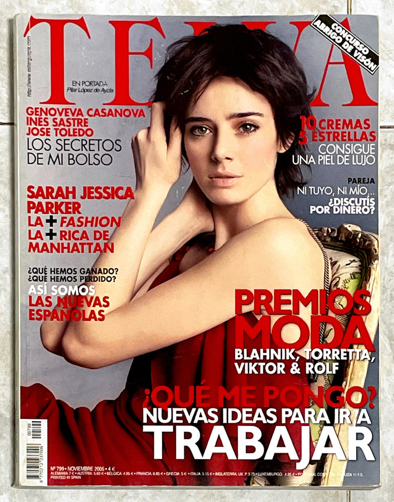 TELVA Magazine November 2005 PILAR LOPEZ DE AYALA Begona Maestre VANESA ROMERO