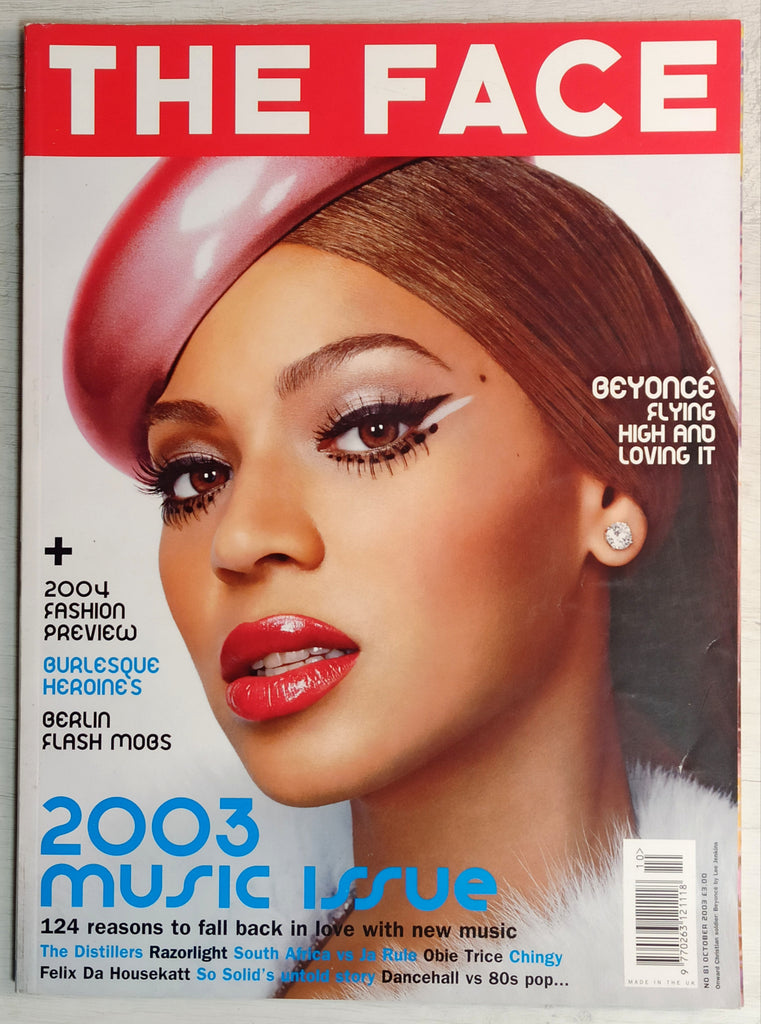 THE FACE Magazine October 2003 BEYONCE Alla Malek #81