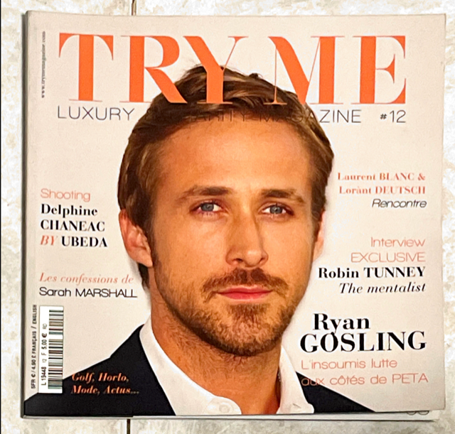 TRY ME Magazine September 2013 RYAN GOSLING Delphine Chaneac ROBIN TUNNEY