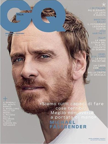 GQ Italia Magazine January 2017 MICHAEL FASSBENDER Josh Hartnett RYAN GOSLING