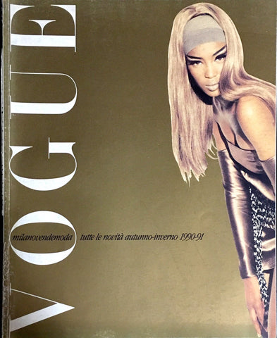 VOGUE Magazine Italia NAOMI CAMPBELL Supplement MILANOVENDEMODA July 1990