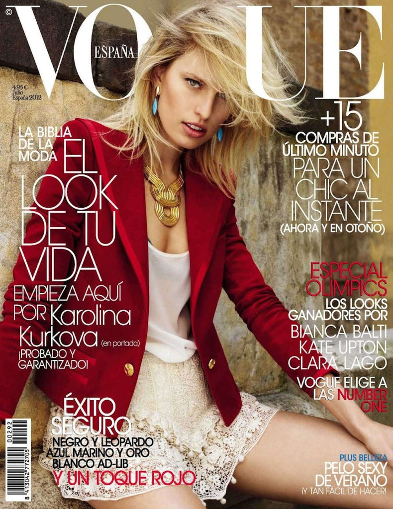 VOGUE Spain Magazine July 2012 KAROLINA KURKOVA Kate Upton BIANCA BALTI