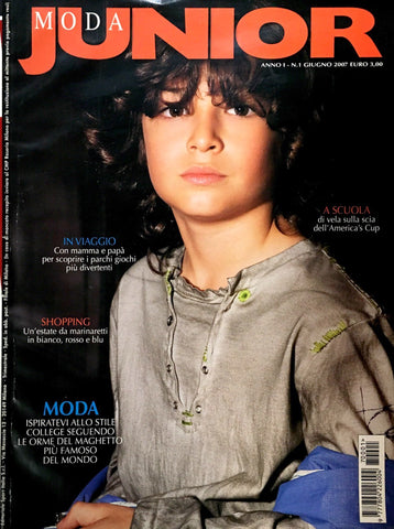 MODA JUNIOR Enfants Children KIDS Ninos BAMBINI Fashion Magazine June 2007