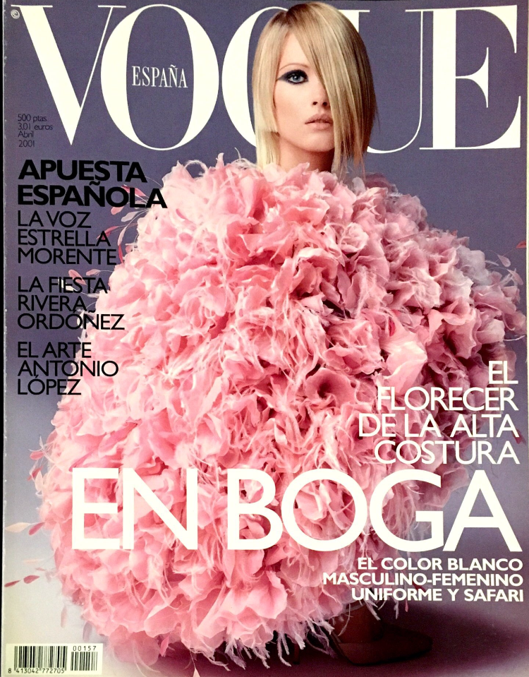 VOGUE Spain Magazine April 2001 SHARON VAN DER KNAPP Estrella Morente ASTRID MUNOZ