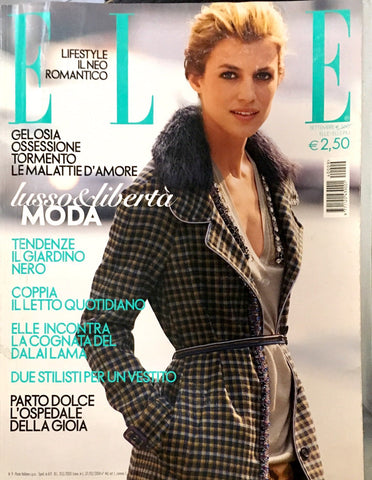 ELLE Magazine Italia September 2004 DANIELA URZI Anja Rubik GIOVANNI GASTEL