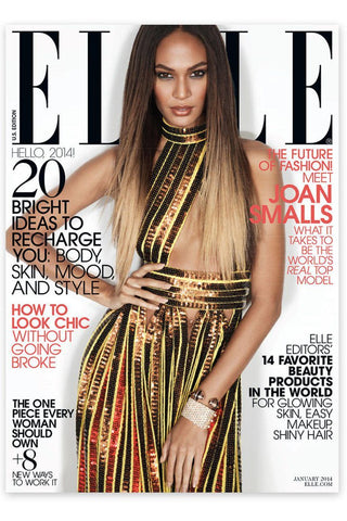 ELLE Magazine US January 2014 JOAN SMALLS Maud Le Fort LIEVE DANNAU