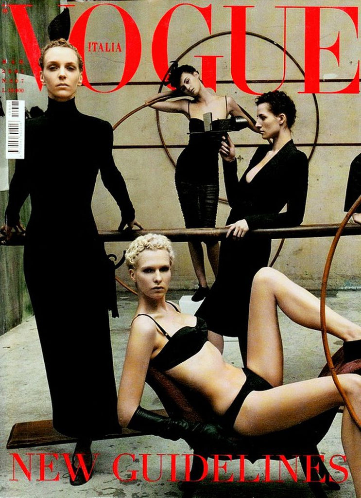 VOGUE Magazine Italia March 2001 TRISH GOFF Erin Wasson JENNIFER GARNER An Oost