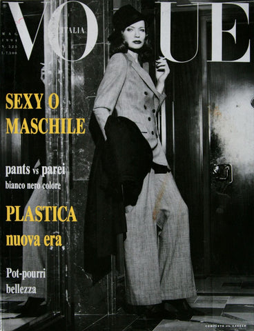 VOGUE Magazine Italia May 1994 VERUSCHKA Linda Evangelista HELENA CHRISTENSEN Schiffer NAOMI