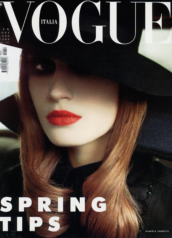 VOGUE Magazine Italia April 2002 EUGENIA VOLODINA Jessica Miller ANNE