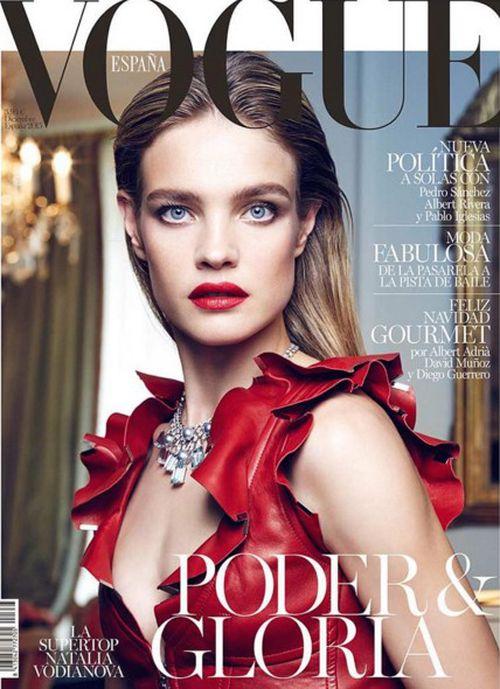 VOGUE Spain Magazine December 2015 NATALIA VODIANOVA Stella Maxwell AMANDA WELLSH