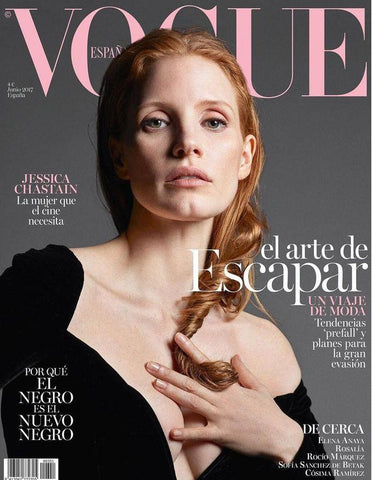 VOGUE Spain Magazine June 2017 JESSICA CHASTAIN Karmen Pedaru ELENA ANAYA
