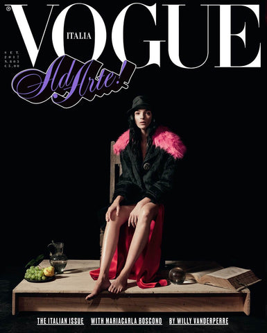 VOGUE Magazine Italia September 2017 MARIACARLA BOSCONO Candice Swanepoel CLEMENT CHABERNAUD Ad Arte Cover