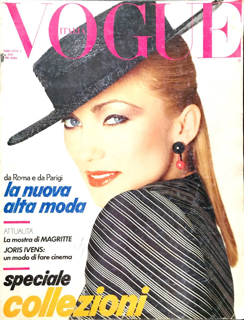 VOGUE Italia Magazine March 1979/1 ANNA ANDERSEN Lena Kansbod GIA CARANGI