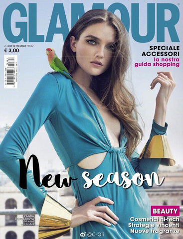 GLAMOUR Italia Magazine September 2017 VLADA ROSLYAKOVA Jessica Sikosek