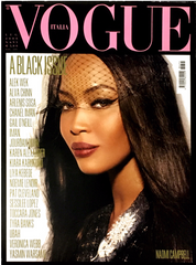 VOGUE Magazine Italia November 2001 NAOMI CAMPBELL Angela