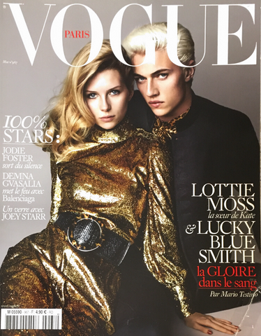 VOGUE Paris magazine May 2016 LOTTIE MOSS Lucky Blue Smith ISABELI FONTANA Anna Ewers