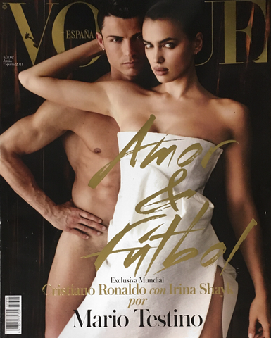 VOGUE Spain Magazine June 2014 IRINA SHAYK Cristiano Ronaldo KAROLINA KURKOVA