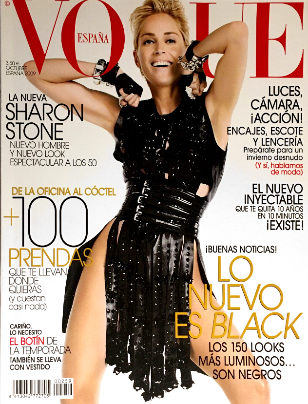 VOGUE Magazine Spain October 2009 SHARON STONE Masha Novoselova