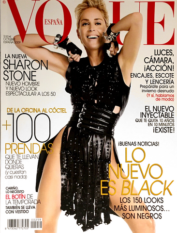 VOGUE Magazine Spain October 2009 SHARON STONE Masha Novoselova