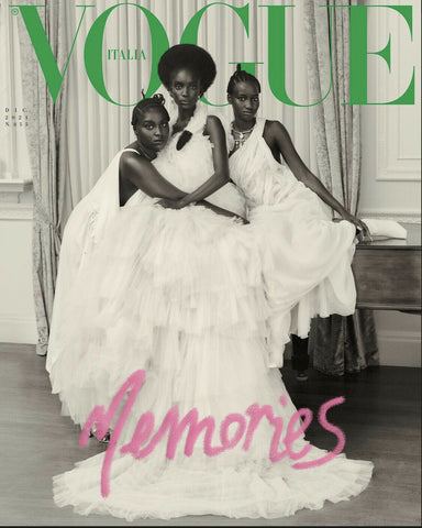 VOGUE Italia Magazine December 2021 MATY FALL DIBA Khady NDACK New Cover 1
