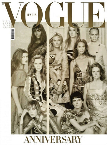 VOGUE Magazine Italia September 2014 Anniversary issue NAOMI CAMPBELL Linda Evangelista