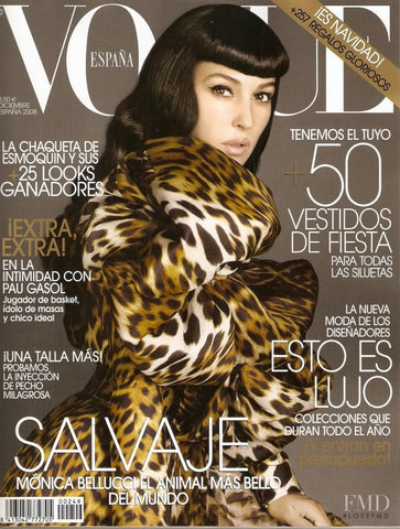 VOGUE Magazine Spain December 2008 MONICA BELLUCCI Lisa Cant DIANA MOLDOVAN