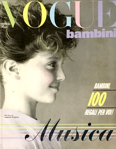VOGUE Italia BAMBINI Kids Children Enfant Fashion RARE Magazine Winter 1981 #37
