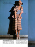 PATRICIA DOW Charly Stember GUNILLA LINDBLAD Vtg VOGUE Italia February 1974