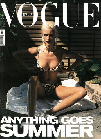 VOGUE Magazine Italia June 2001 DIANA MESZAROS Naomi Campbell ELISABETH MOSES