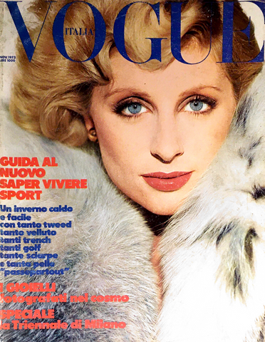 VOGUE Magazine Italia November 1973 JILL KENNINGTON Eva Malmstrom TRACY WEED